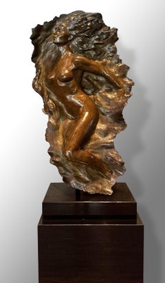 „Ex Nihilo Figure 7“, Frederick Hart, Bronzeskulptur, Figurative, Traditional