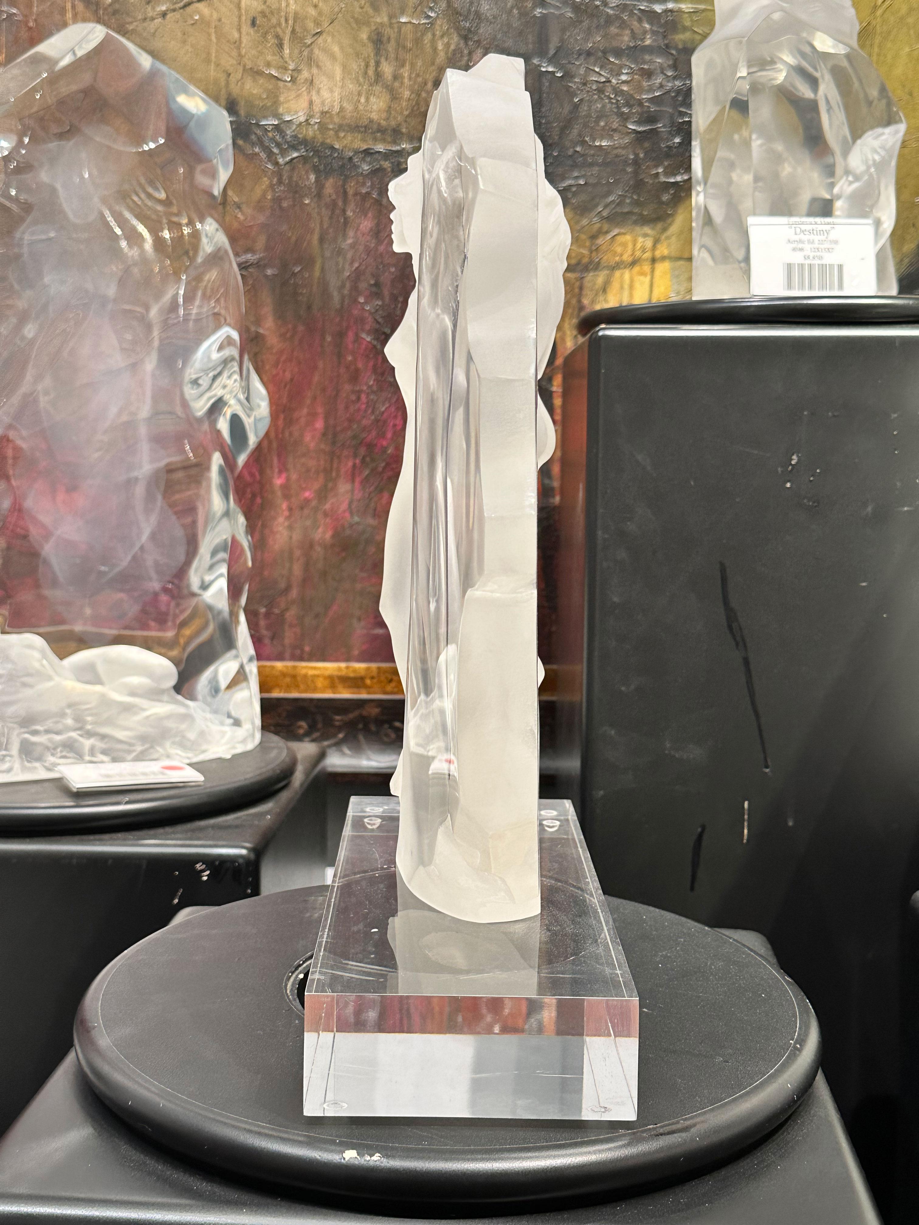„Light Whispers“, Frederick Hart, Acryl-Skulptur, 17x12x5 Zoll, 182/350, weiß im Angebot 2