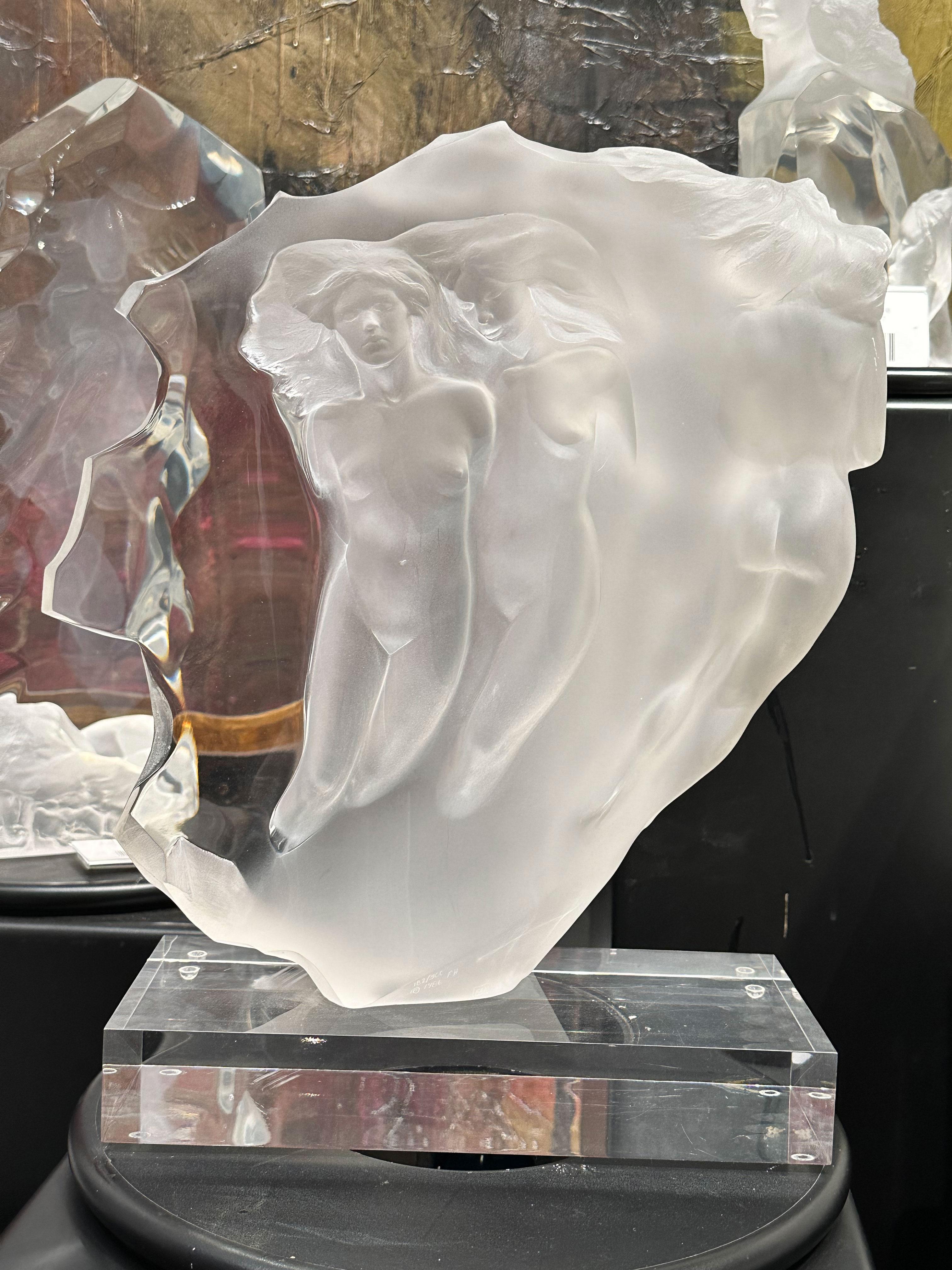 „Light Whispers“, Frederick Hart, Acryl-Skulptur, 17x12x5 Zoll, 182/350, weiß im Angebot 3