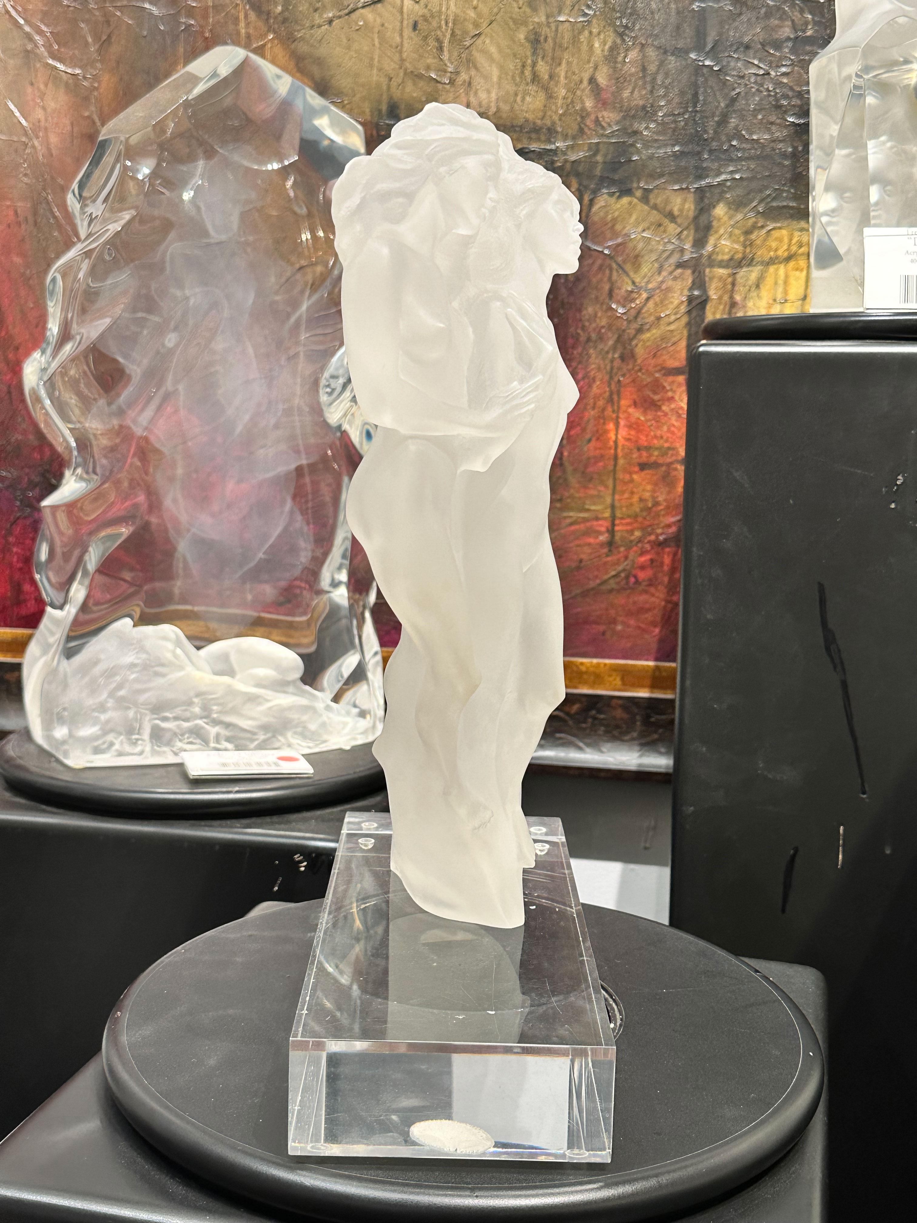 „Light Whispers“, Frederick Hart, Acryl-Skulptur, 17x12x5 Zoll, 182/350, weiß im Angebot 4