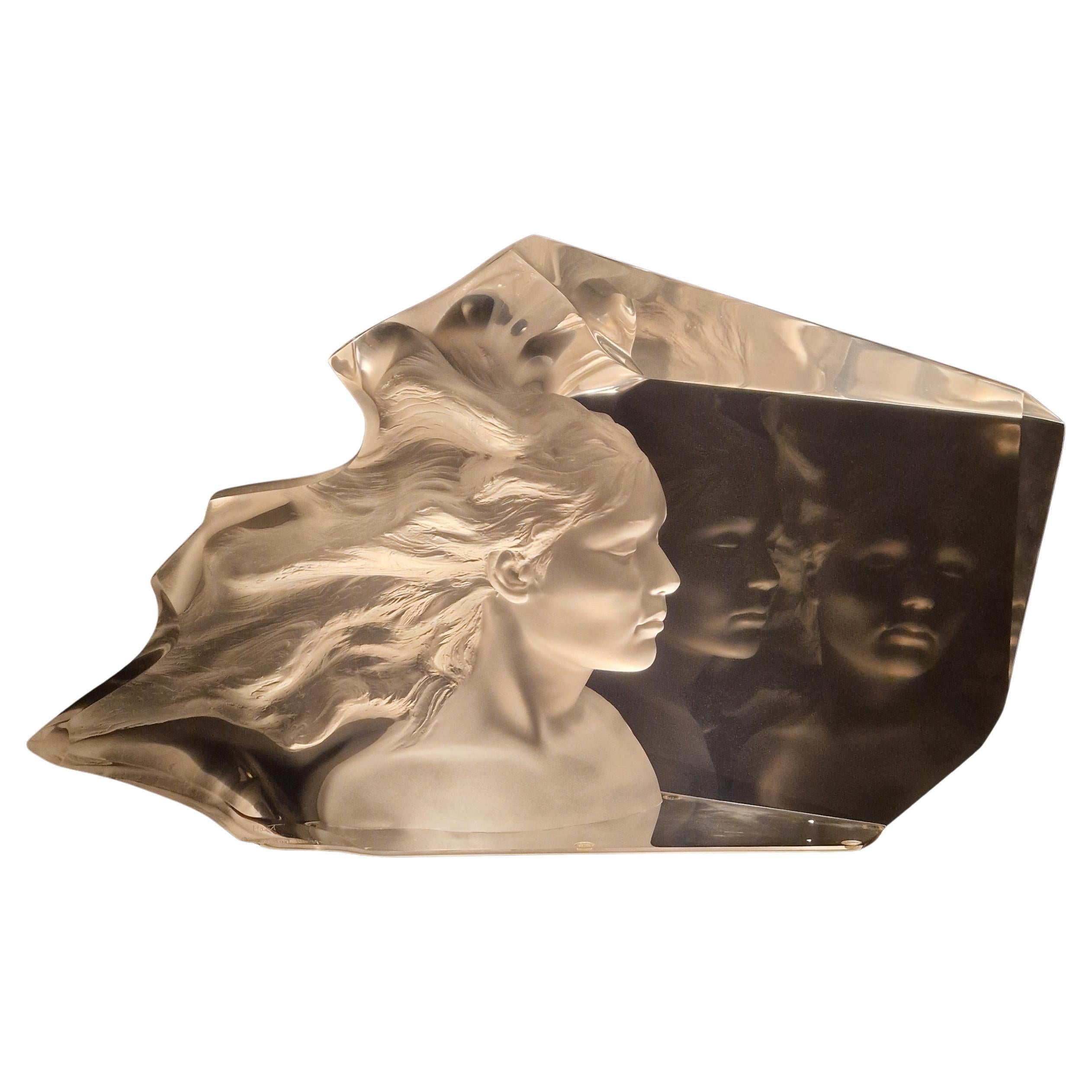 Frederick Hart "L'albero delle grazie", scultura acrilica illuminata 141/395 USA 2003