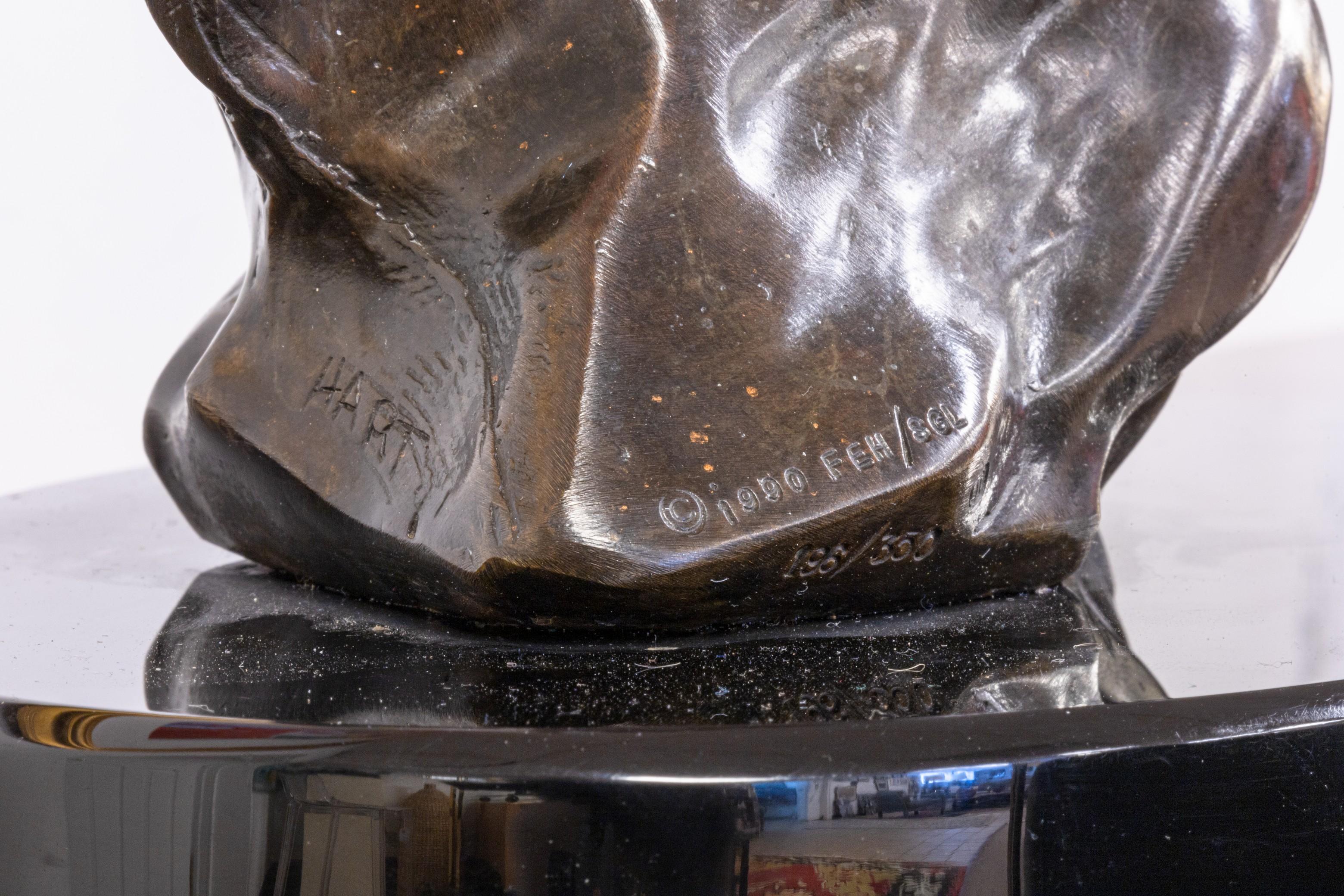 Frederick Hart Bronze sur socle ovale noir Signé et numéroté 196/350  en vente 8