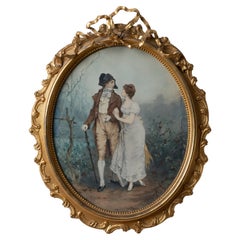 Frederick Hendrik Kaemmerer - Mezzotinta oval, c.1880s