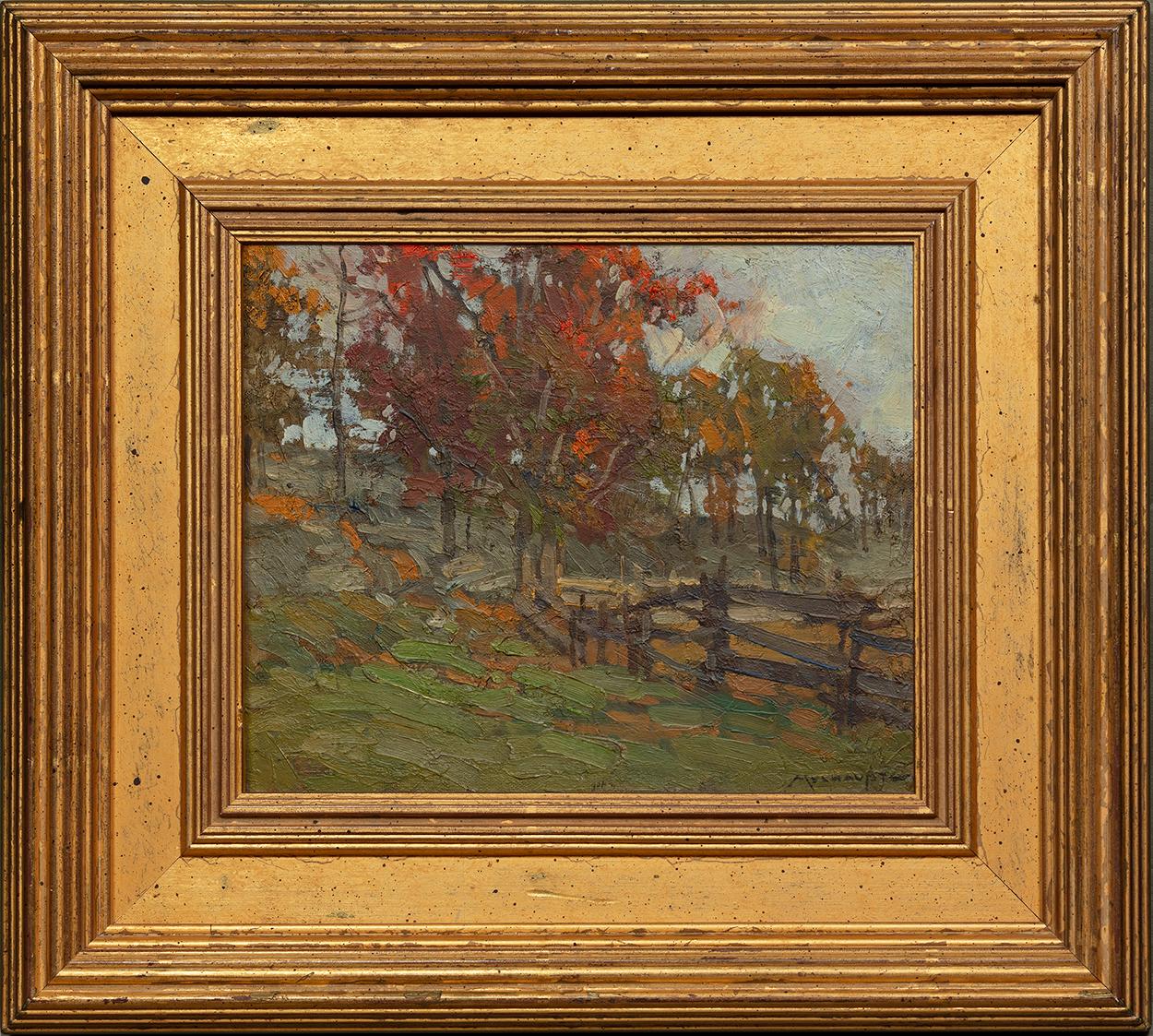 Hagstrom’s Pasture, Cape Ann  - Painting by Frederick J. Mulhaupt