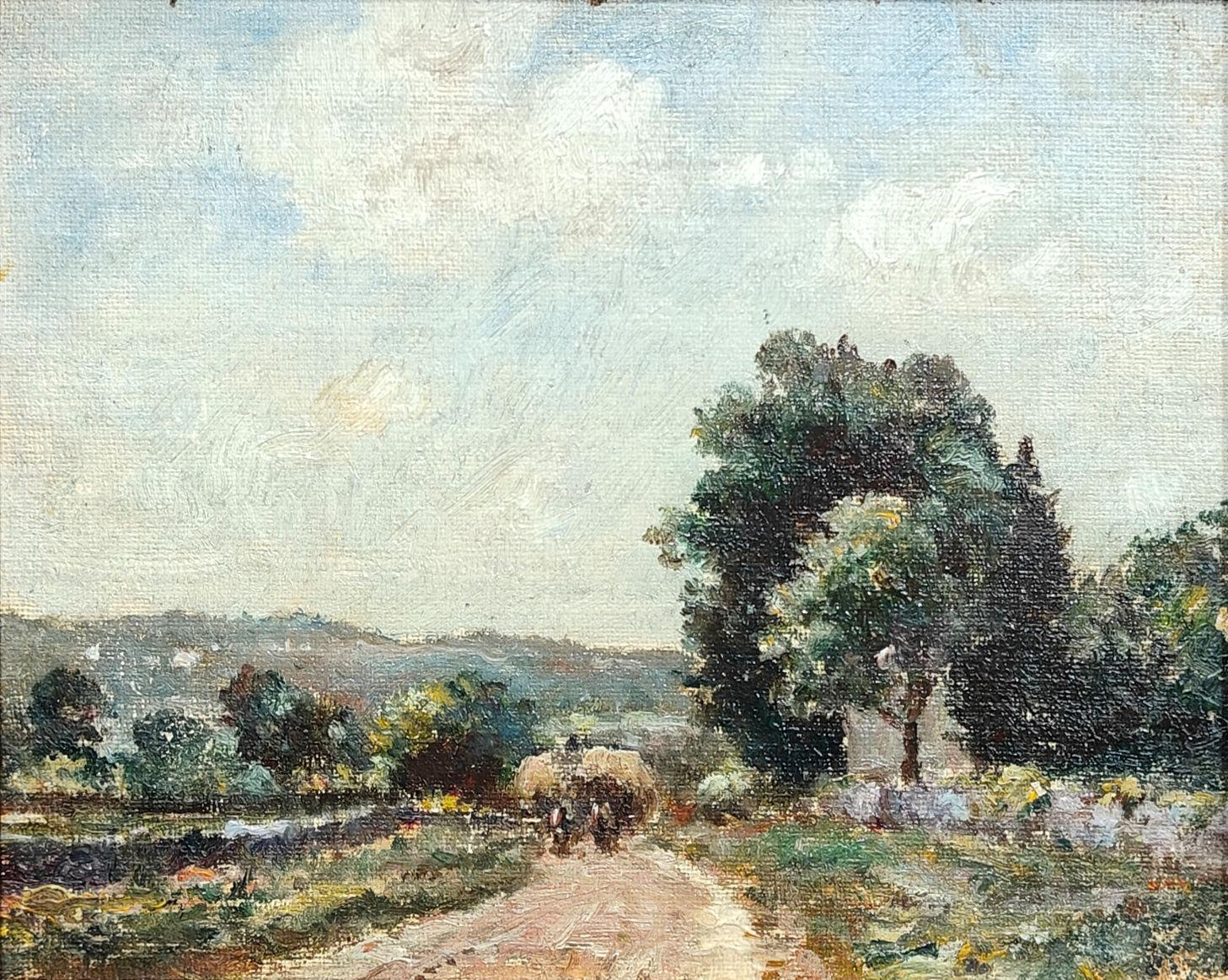 "Brooklyn, Nueva York" Frederick James Boston, Paisaje impresionista de Brooklyn