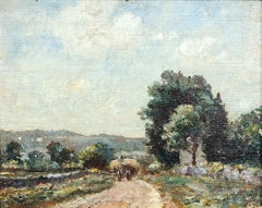 "Brooklyn, New York" Frederick James Boston, Paesaggio impressionista di Brooklyn