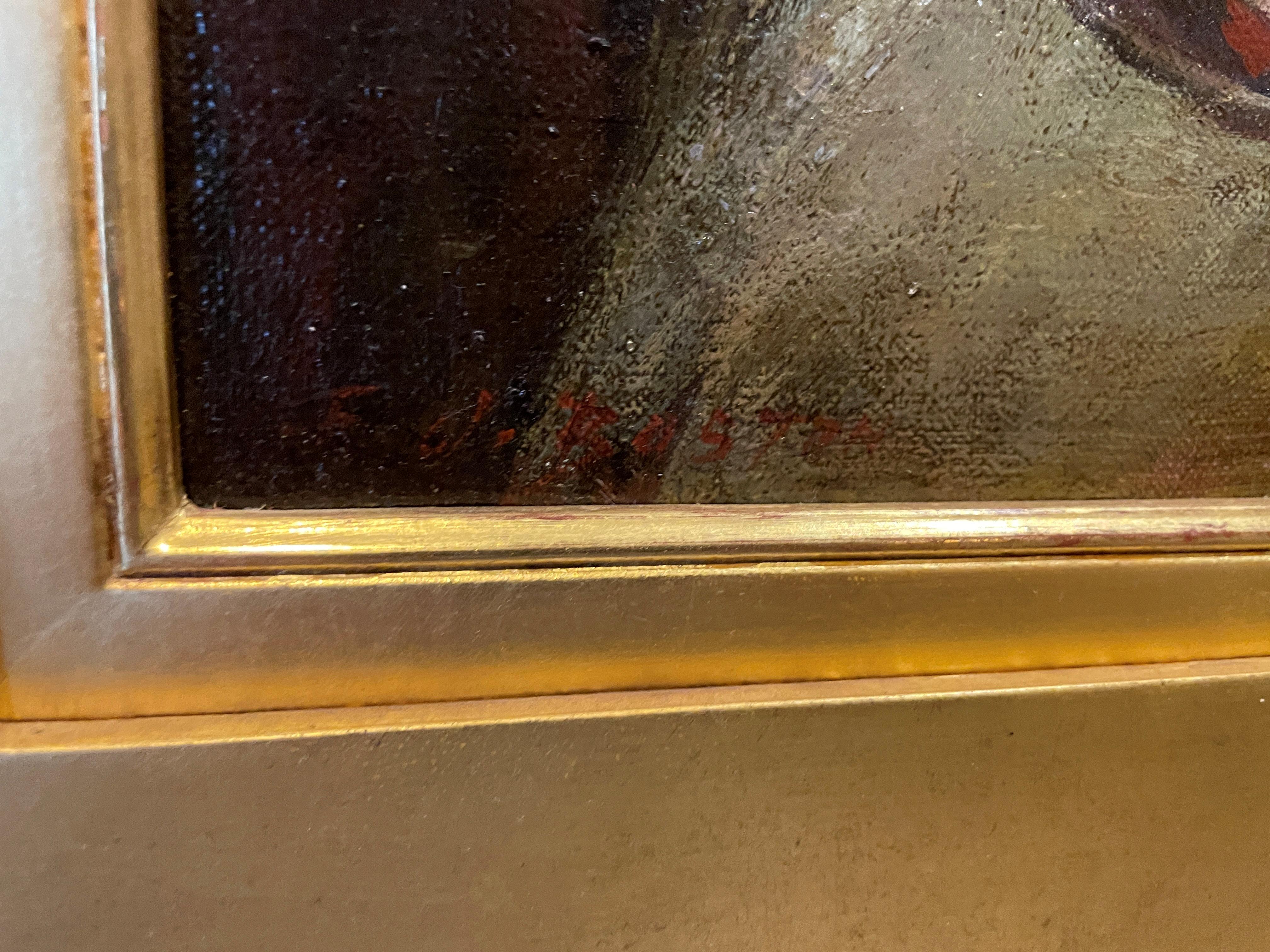 « La lettre », Frederick Boston, Littérature de femme, Figuratif de l'impressionnisme américain - Impressionnisme américain Painting par Frederick James Boston