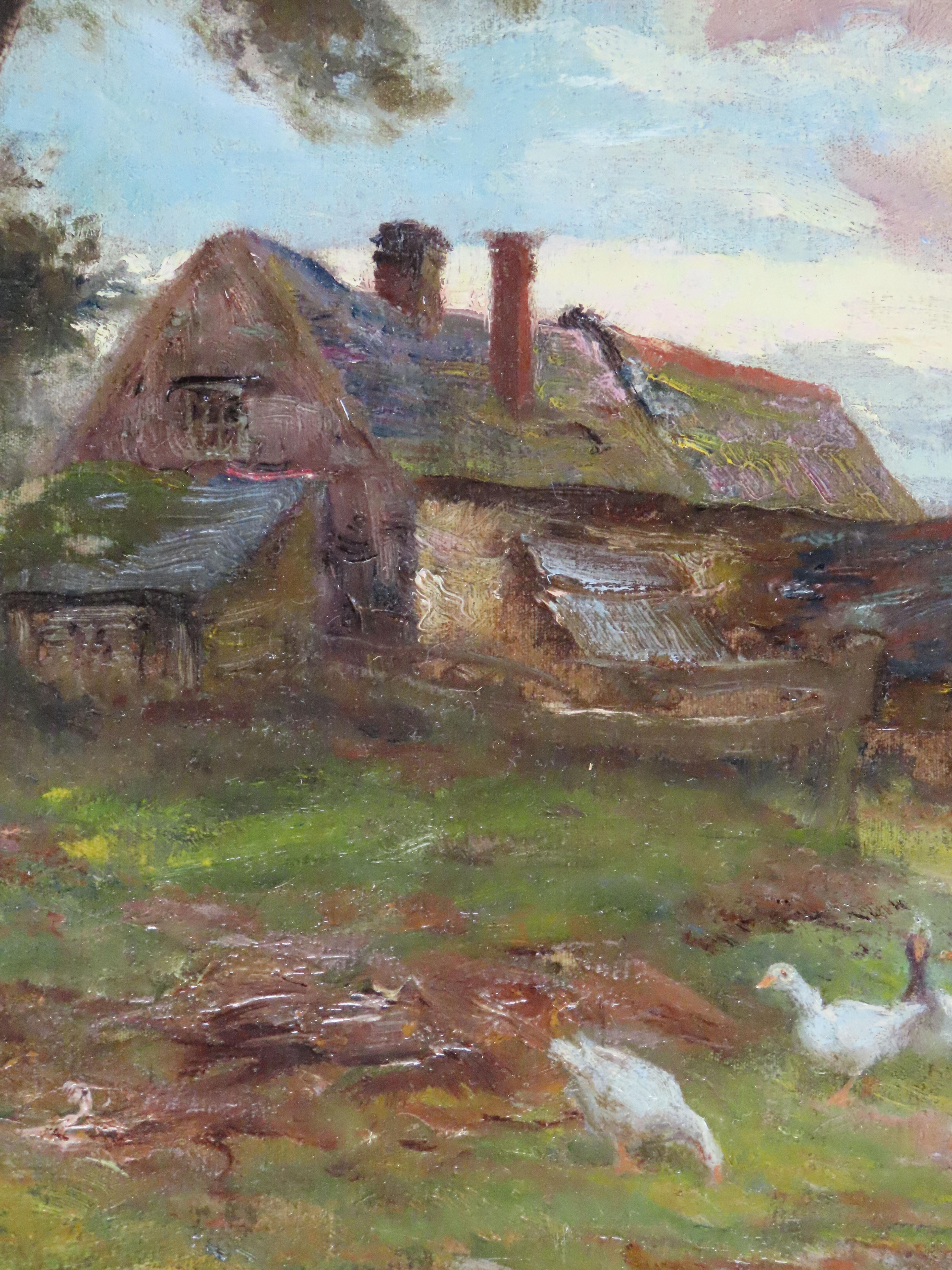 Pair of Oils on Canvas by F. J . Knowles 