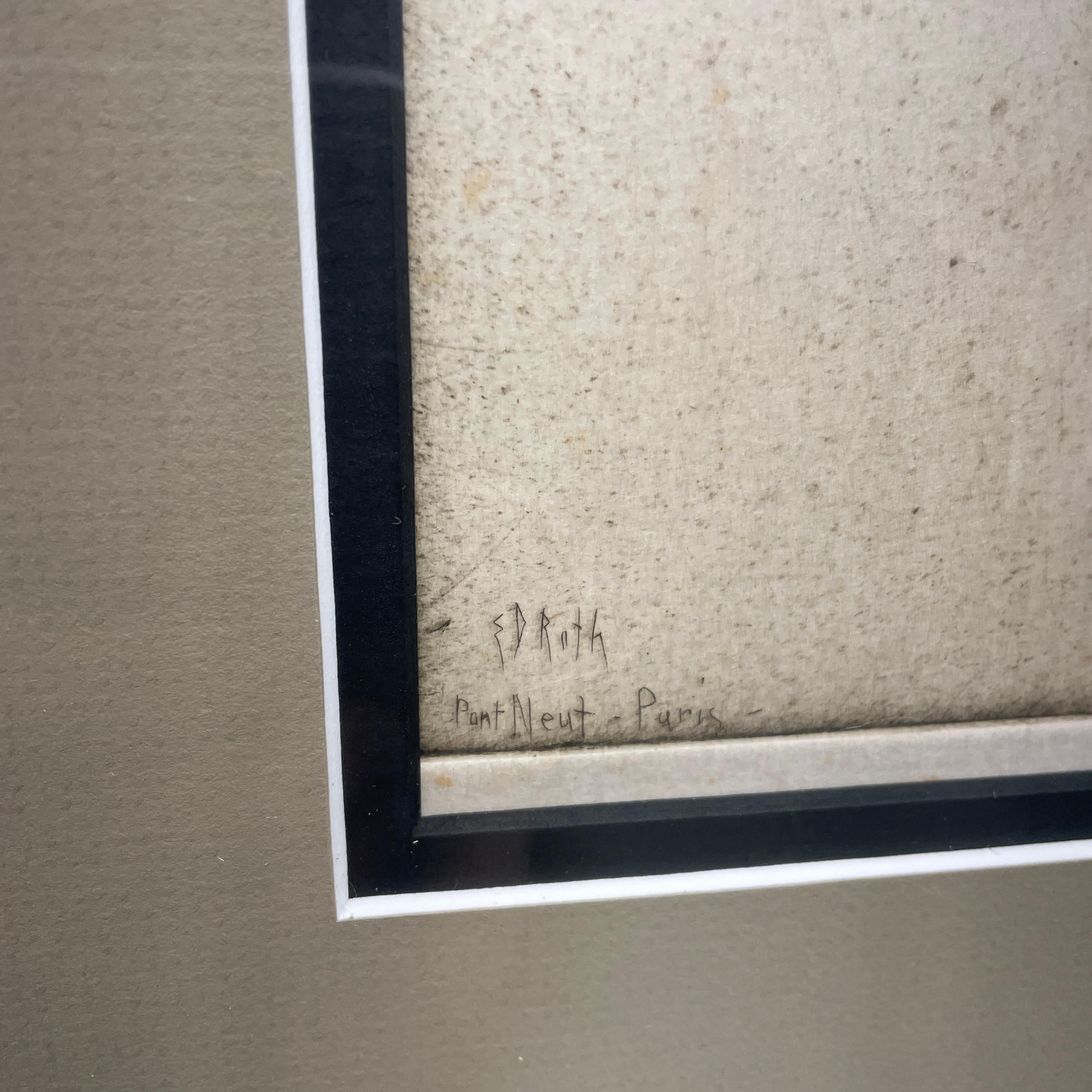 Frederick Keppel Etching Mansion in Woods, Ernst D. Roth Artist Proof Signed In Good Condition For Sale In Hyattsville, MD