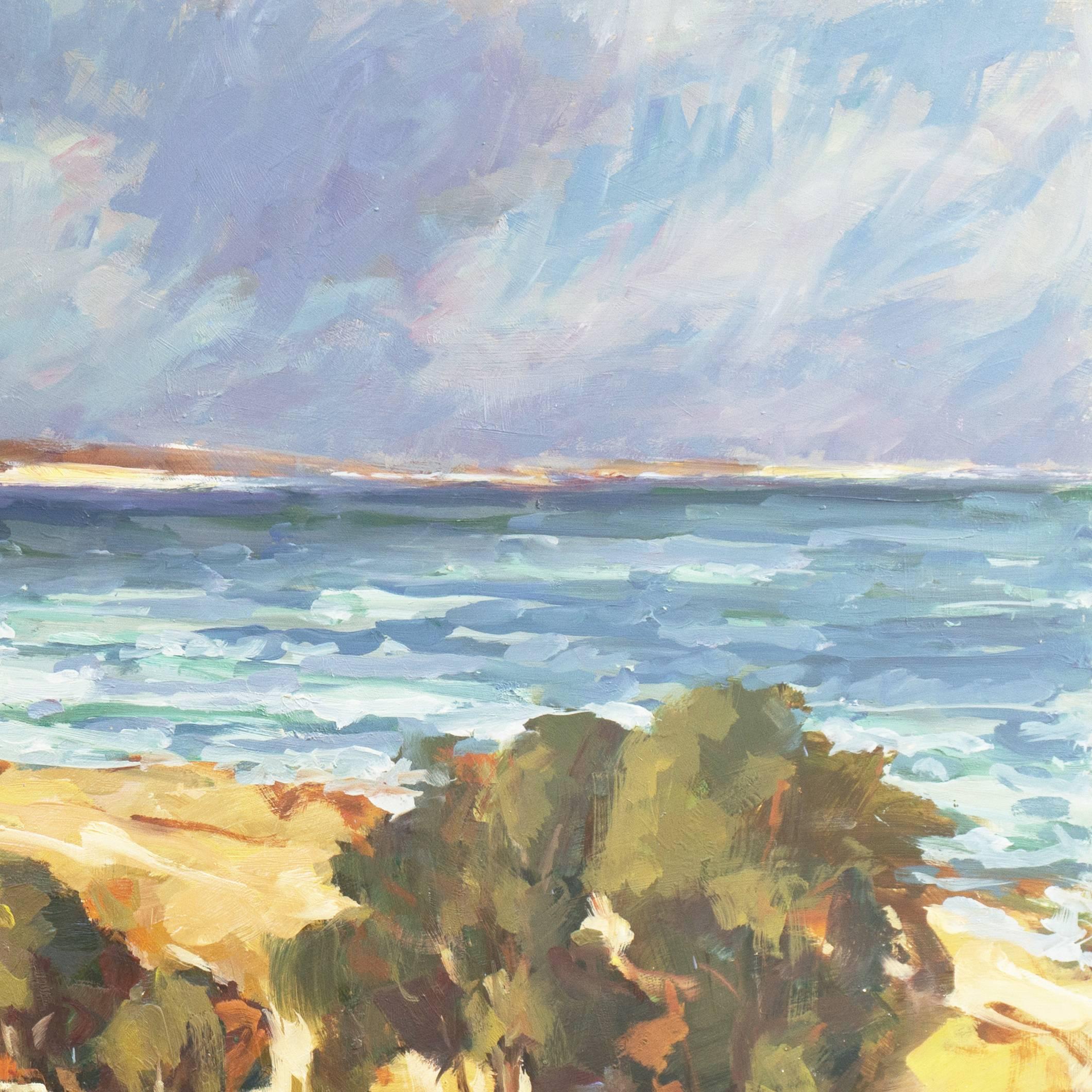 'Elsonore Coast and the Øresund Straits, Denmark', SFAA, California Artist For Sale 1