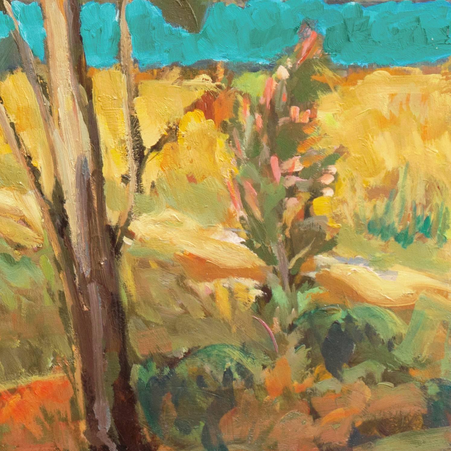 Post-Impressionist California Landscape - Brown Landscape Painting by Frederick Korburg