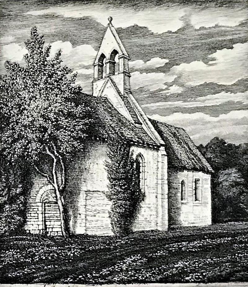 Chapelle de Netherton - Print de Frederick Landseer Griggs, R.A., R.E.