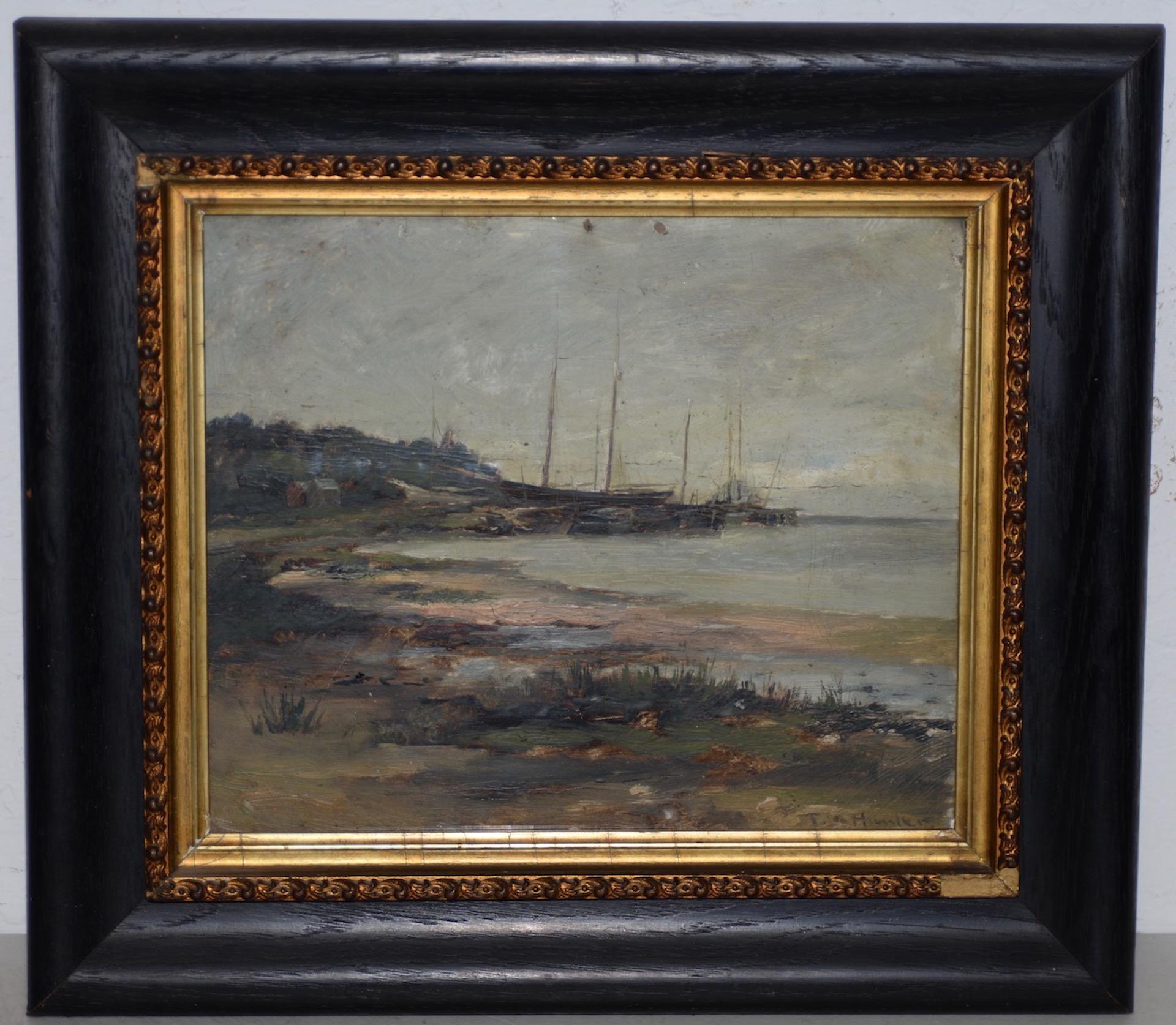 Frederick Leo Hunter Landscape Painting - Port Jefferson