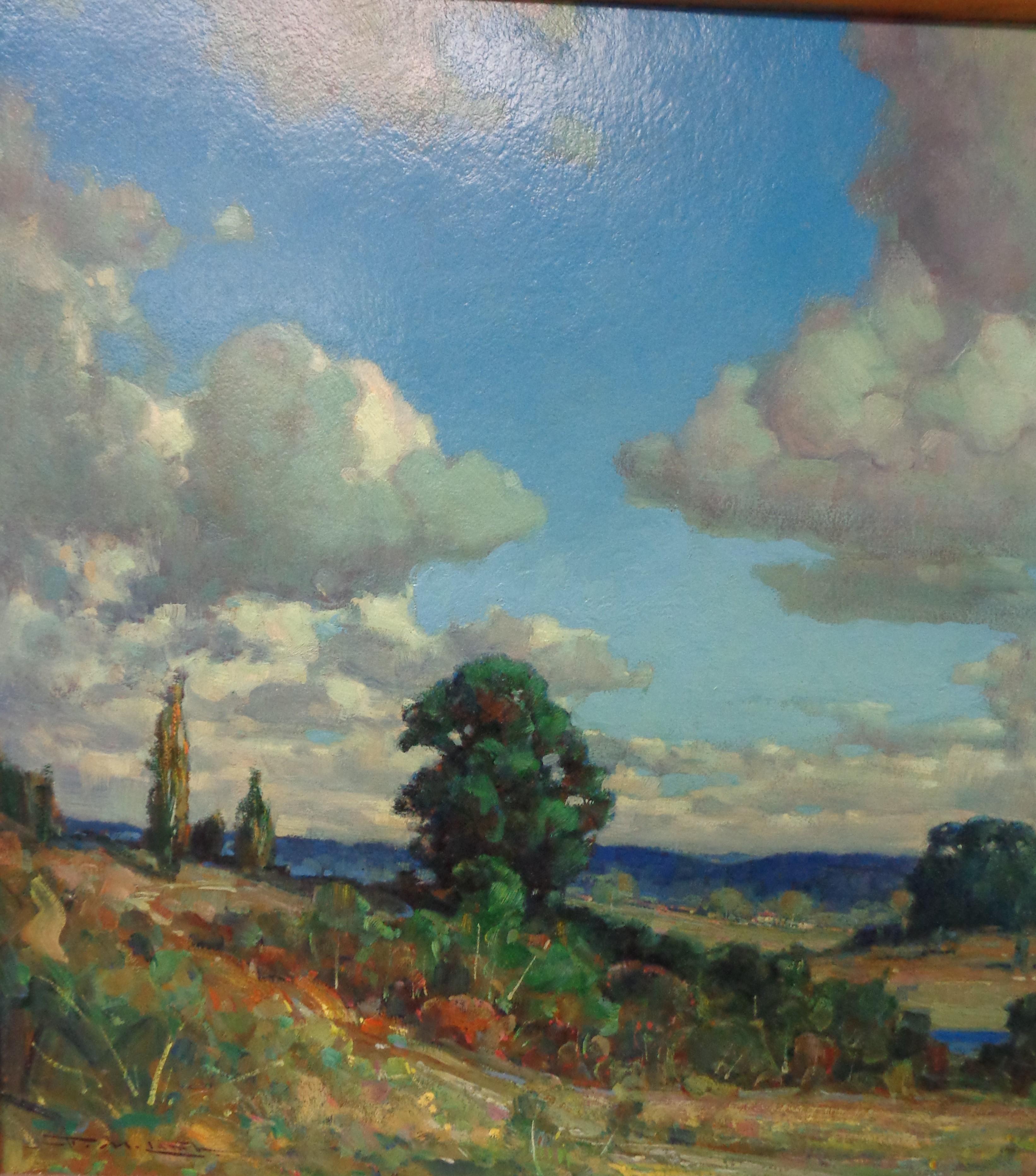 oil painting sky and clouds