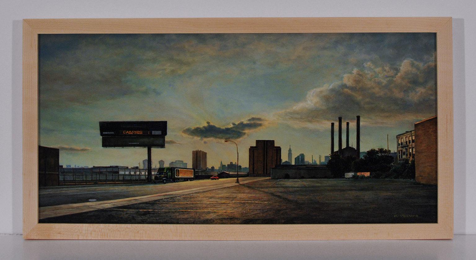 Long Island City - Painting by Frederick Mershimer