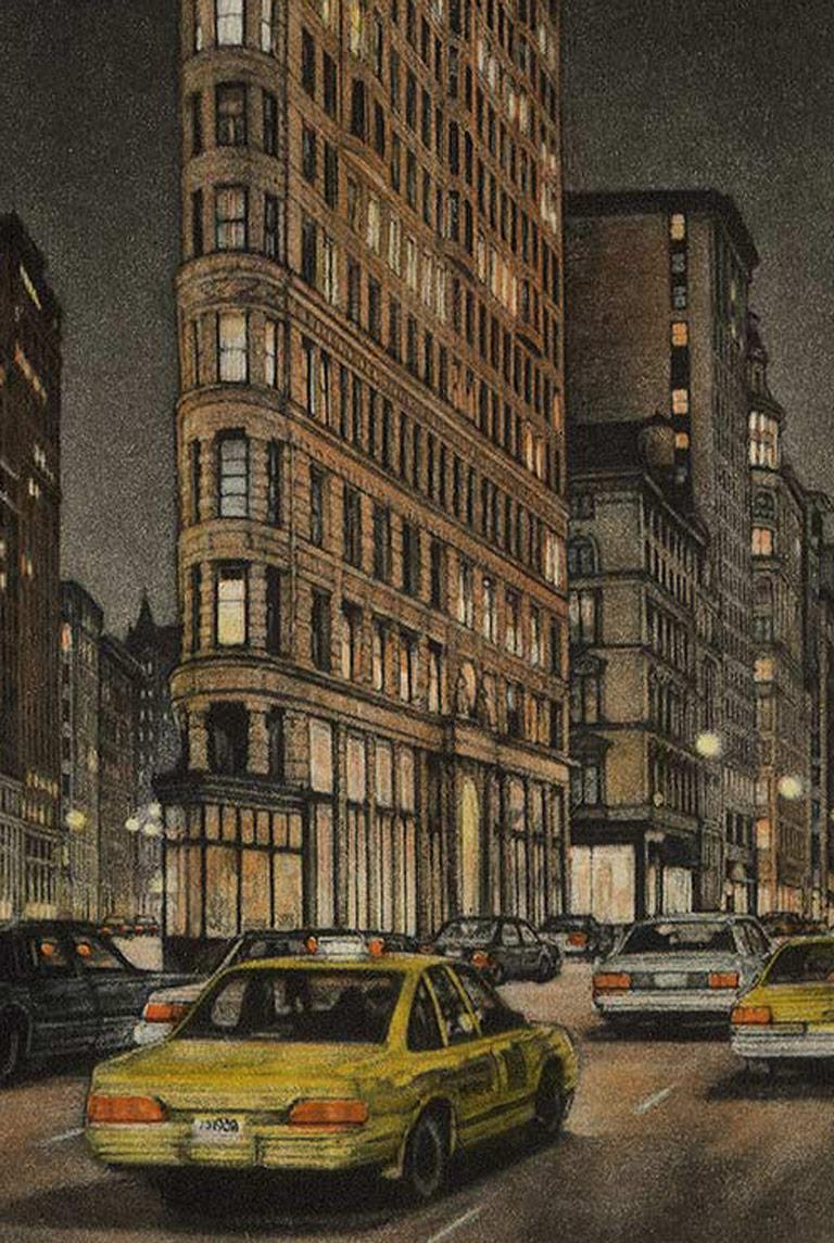 Destinations (Flatiron Bidg, 5th Avenue and Broadway at 23rd Street) - Contemporary Print by Frederick Mershimer
