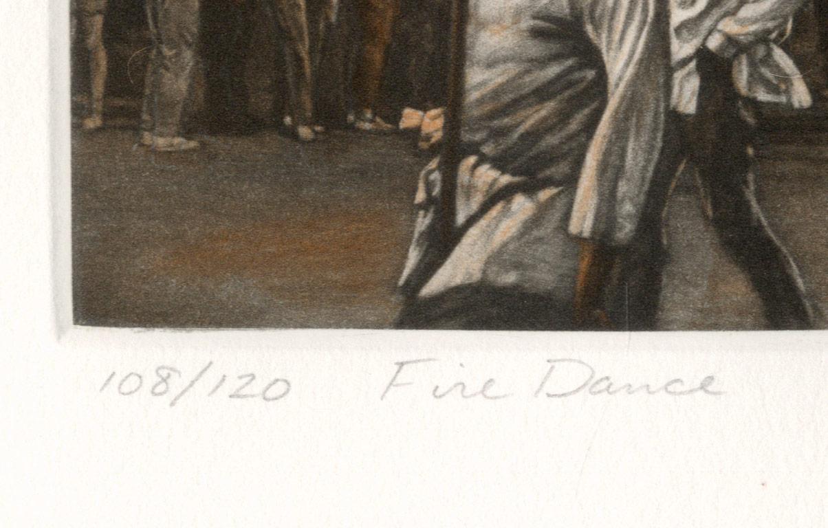 Danse du feu (Flambeaux chevauchants éclairent le chemin de la parade d'Edenymion à la Nouvelle-Orléans) en vente 1
