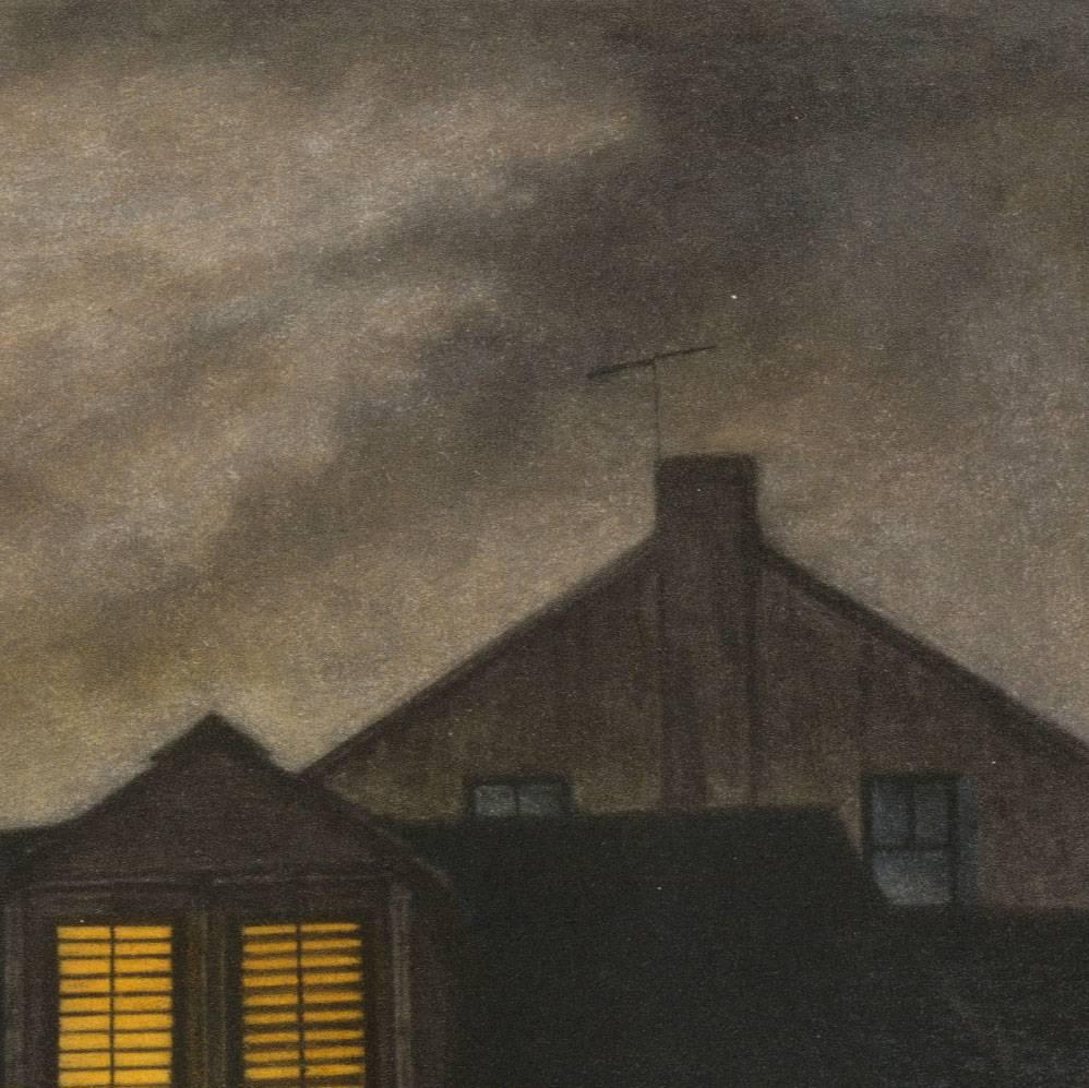 Lafitte's Blacksmith House (a bar named for a pirate on Bourbon St, New Orleans) - Contemporary Print by Frederick Mershimer