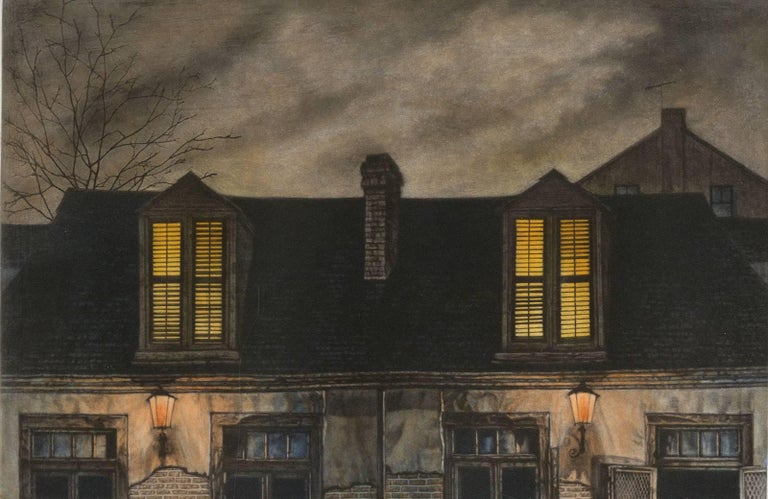 Frederick Mershimer Print - Lafitte's Blacksmith House (a bar named for a pirate on Bourbon St, New Orleans)