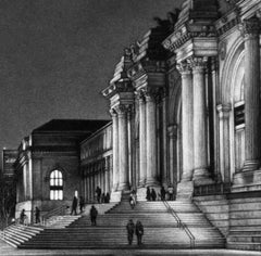 Museum Night (a night view of life on Fifth Ave by NYC's Metropolitan Museum)