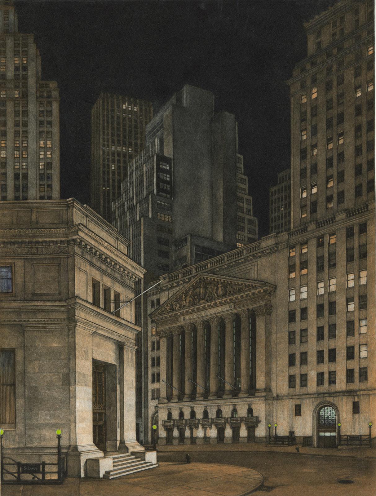New York Stock Exchange (Symbolic icon of Wall St.'s vast power and wealth)