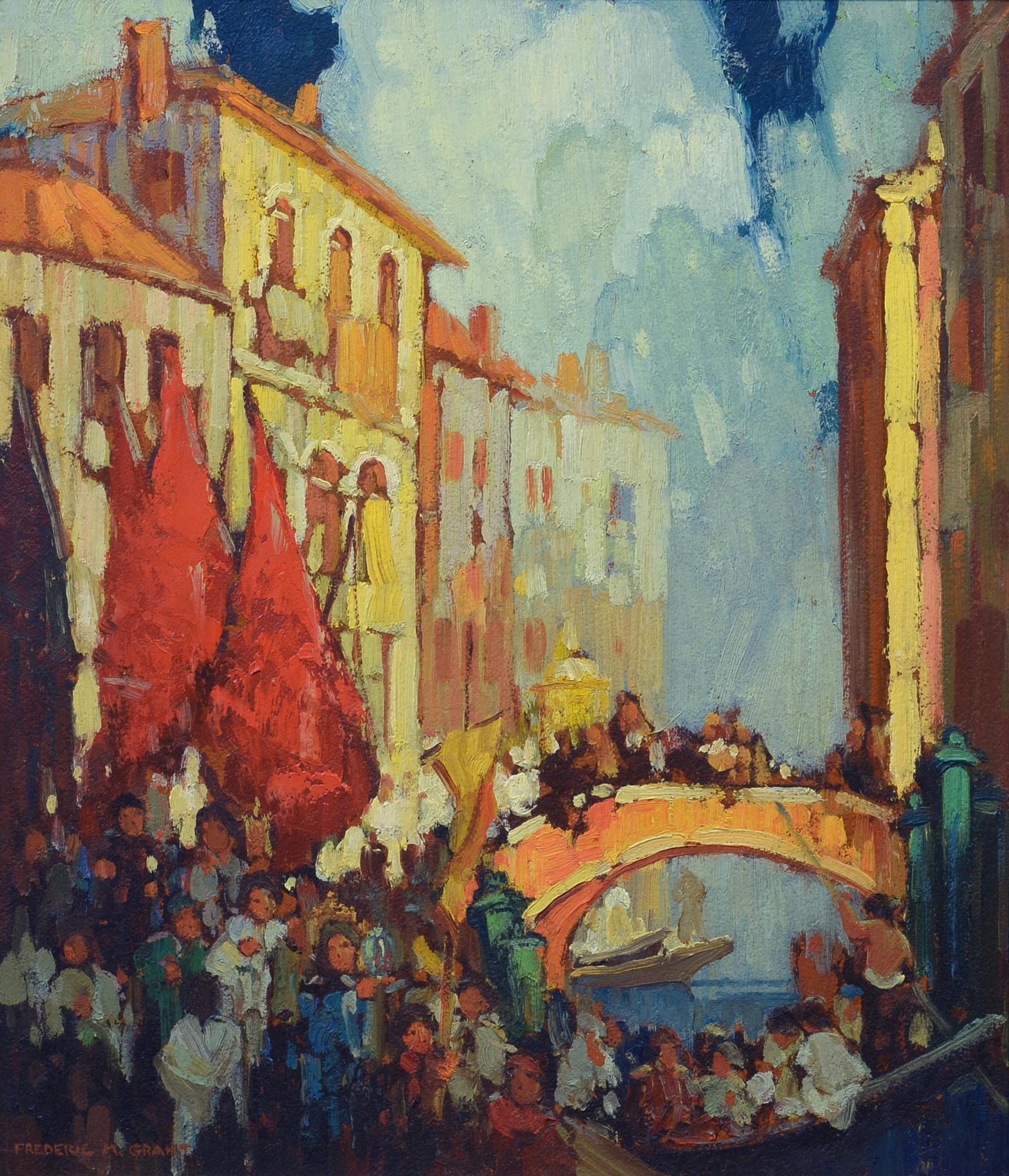 Venedig Festival, Italien, Stadtbild, Gondel, Kanal