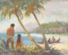 Tahitian Coast Landscape