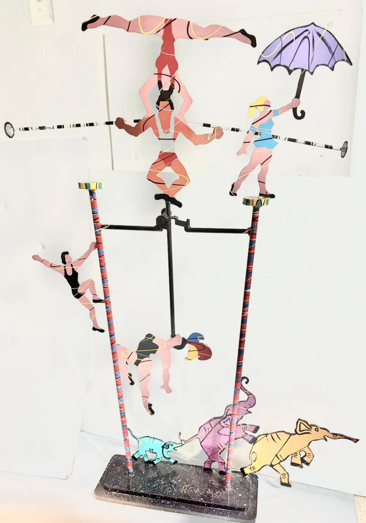 “Tight rope” - Sculpture by Frederick Prescott 