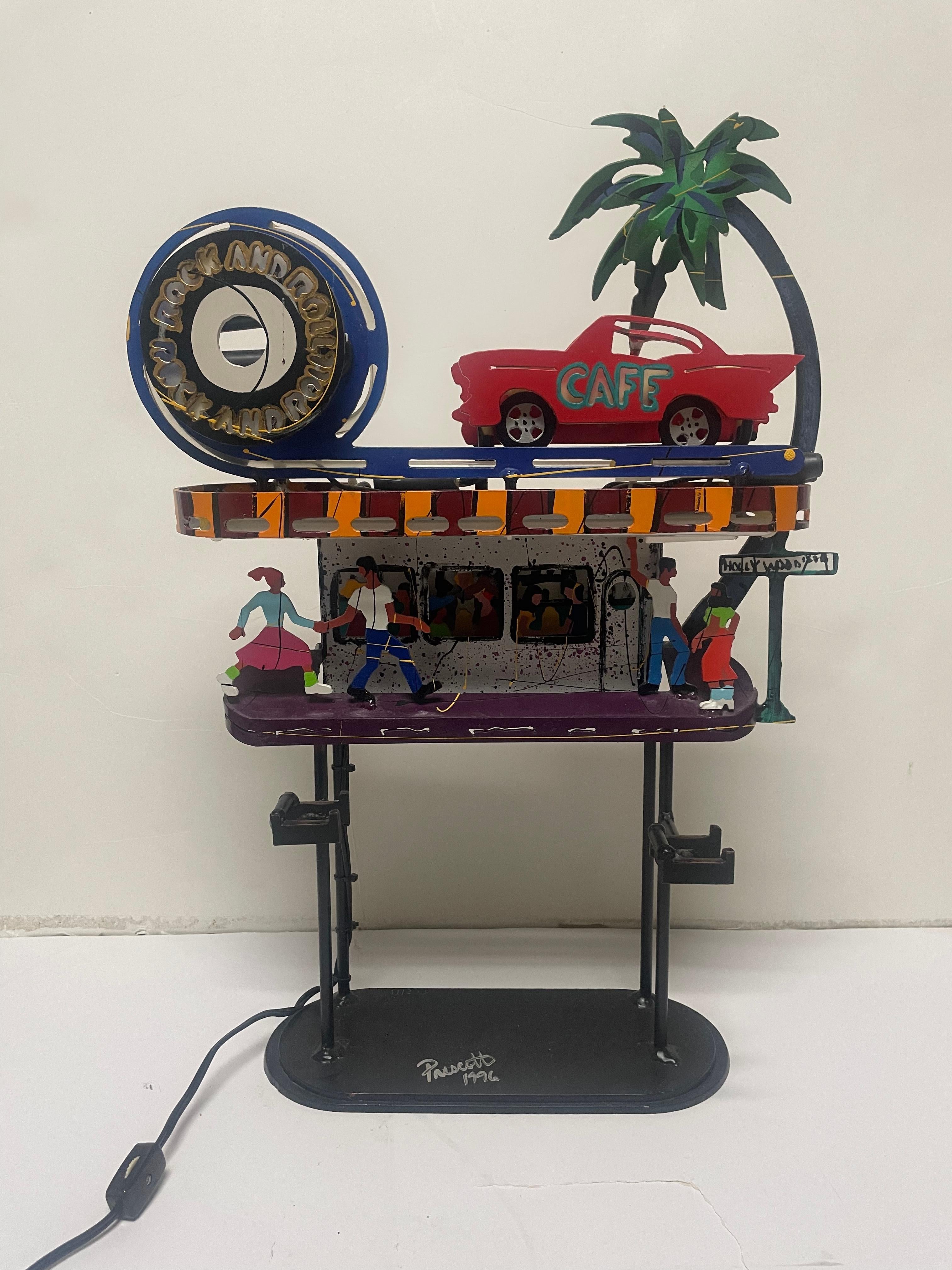 “Rocking Roll Cafe” - Sculpture by Frederick Prescott