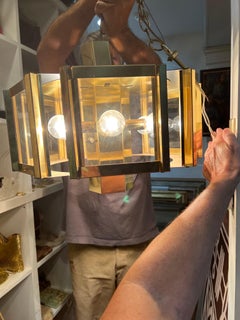 Frederick Ramond Brass Chandelier