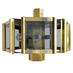 Frederick Ramond Brass Chandelier