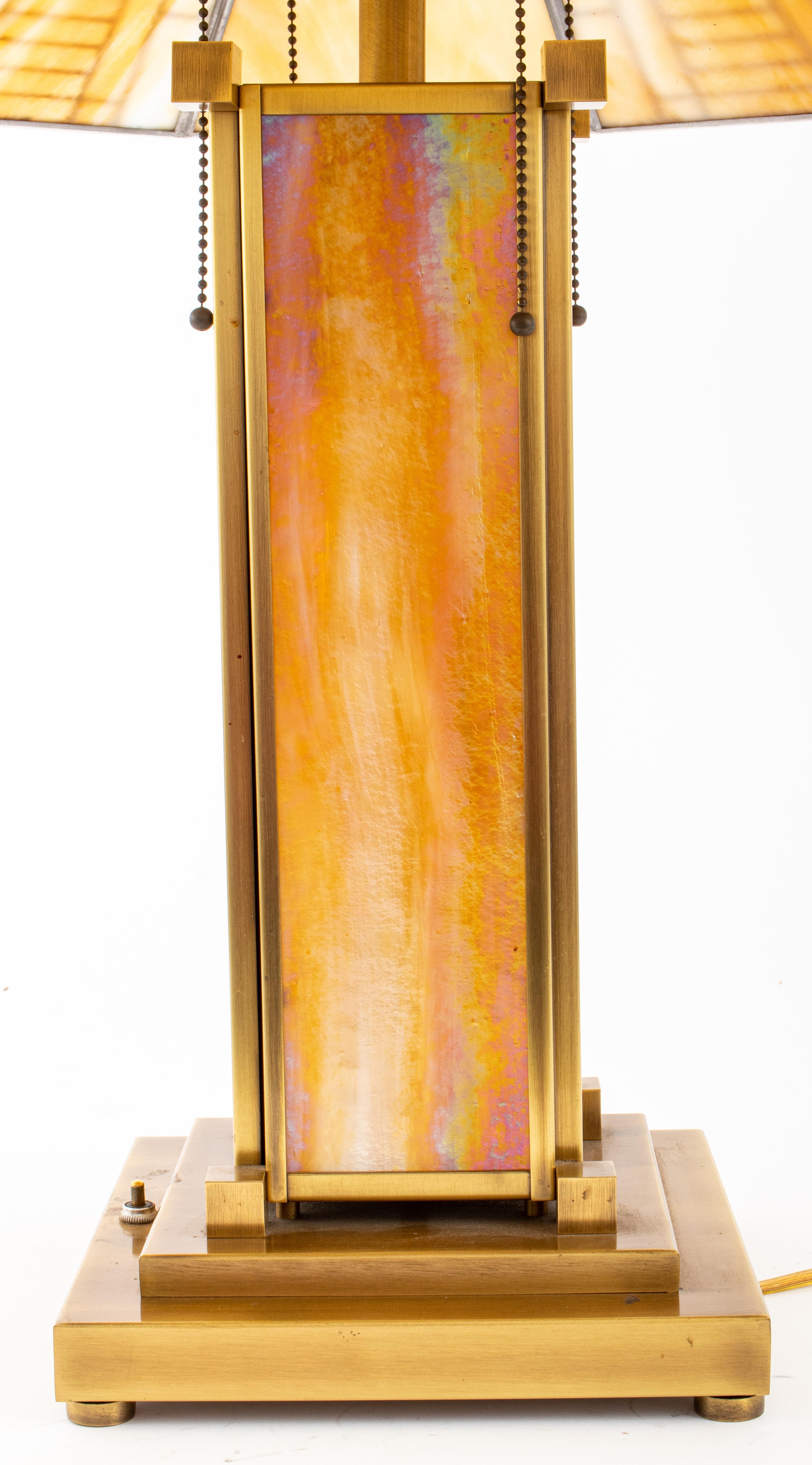 Tischlampe im Arts and Crafts-Stil von Frederick Raymond im Angebot 5