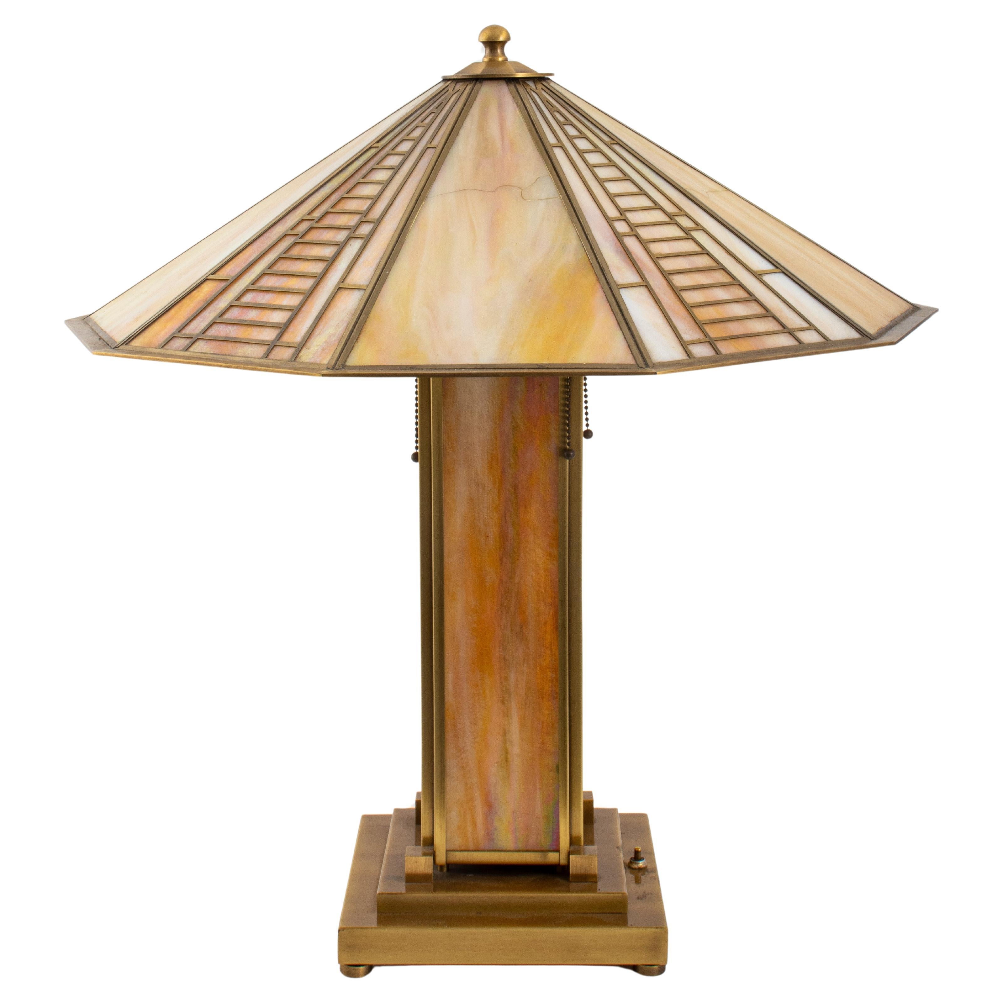 Frederick Raymond Arts & Crafts Style Table Lamp For Sale