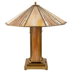 Vintage Frederick Raymond Arts & Crafts Style Table Lamp