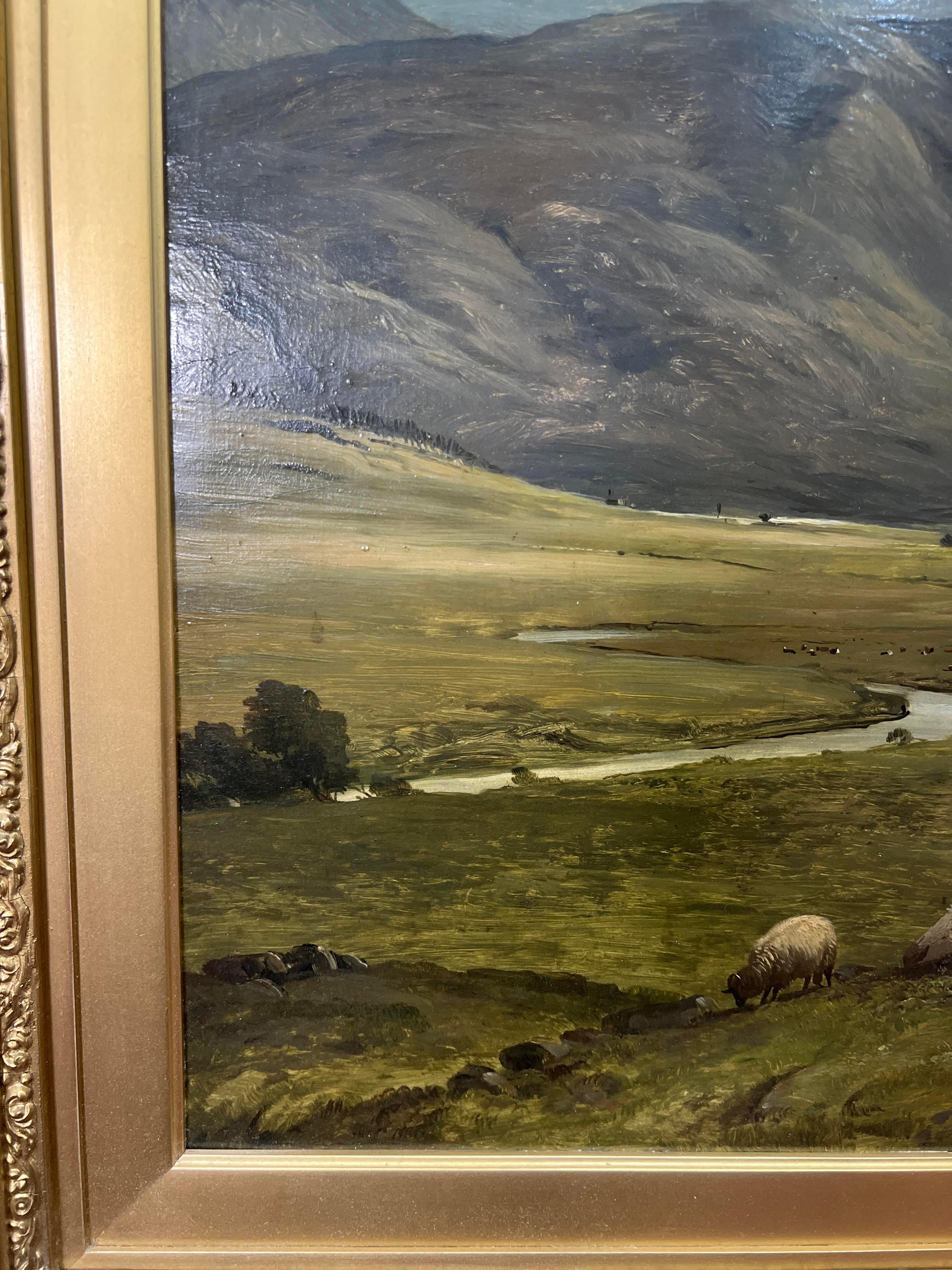 BEN PLUS, Auchlyne,  Huile de Frederick Richard Lee et Thomas Sidney Cooper en vente 3