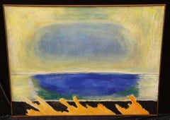 Clear Day, abstract landscape oil on canvas painting