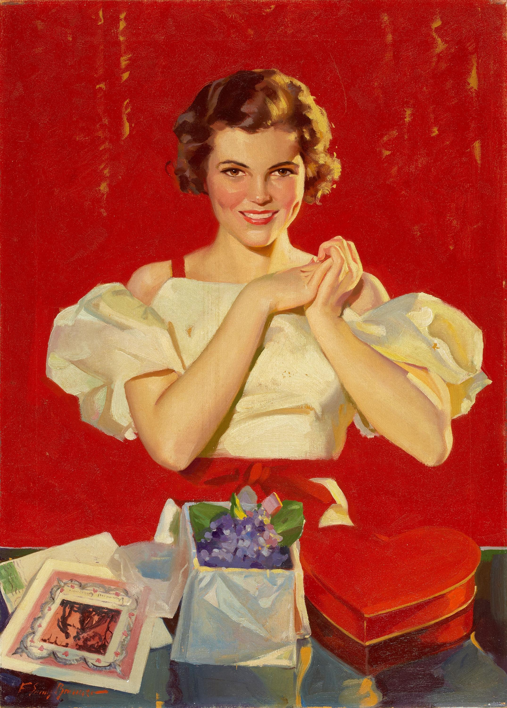 Valentines Day, Saturday Evening Post Cover