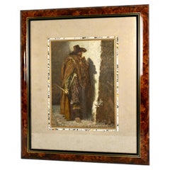 Frederick Smallfield, ARWS Aquarell mit dem Titel „Waiting“
