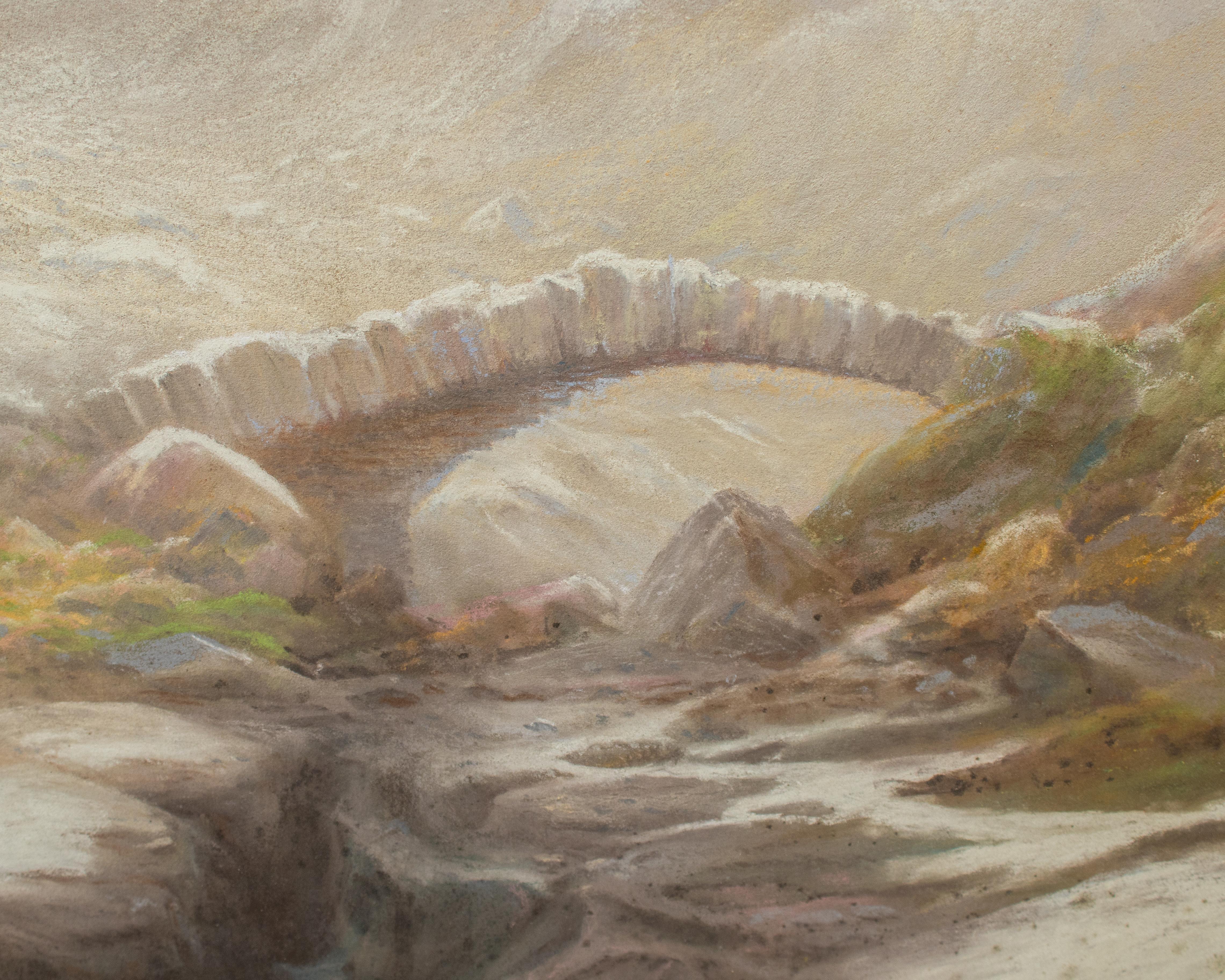 di Frederick T. Sibley, Paesaggio innevato del Galles del Nord in vendita 2