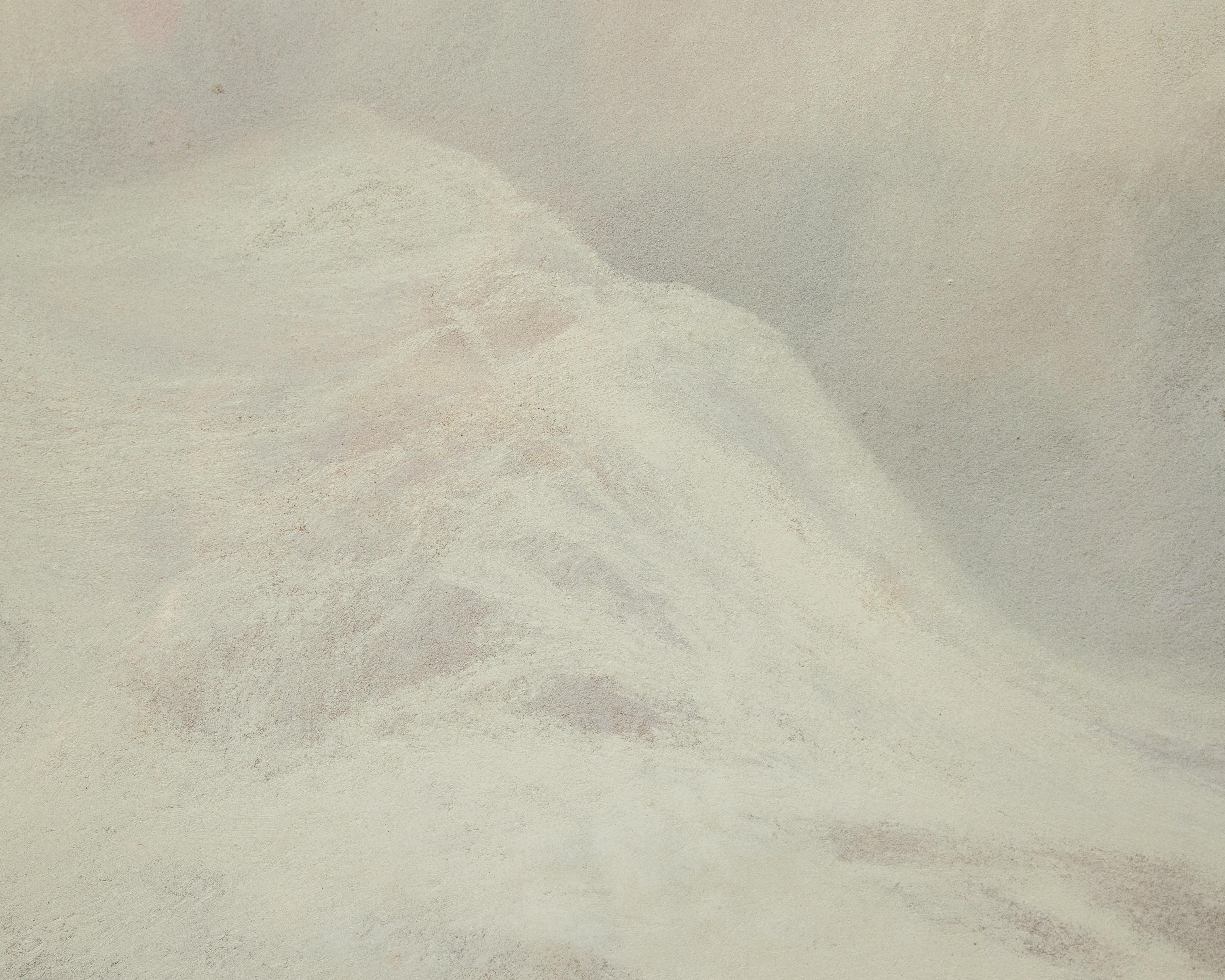 di Frederick T. Sibley, Paesaggio innevato del Galles del Nord in vendita 4