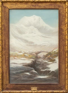 de Frederick T. Sibley, Paisaje nevado del norte de Gales