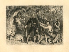 "The Forester's Song" original etching