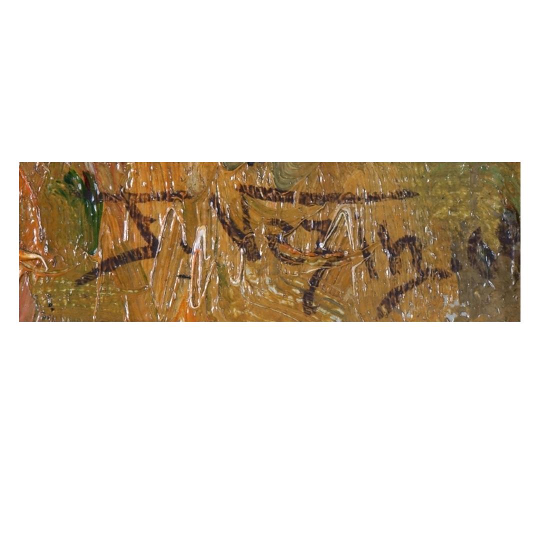 Frederick Vezin (1859 Torresdale Philadelphia - 1933 Düsseldorf), Herbstlandschaft im Sonnenlicht, Öl auf Leinwand, auf Karton aufgezogen, 32 x 41 cm (Innenmaß), 44 x 51 cm (Rahmen), rechts unten signiert und datiert 