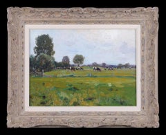 Cattle Grazing in a Landscape Huile sur toile