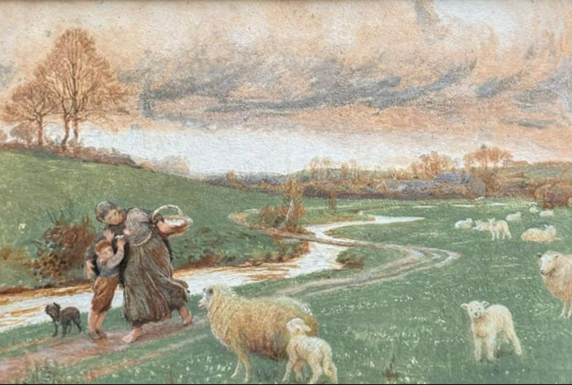 Landscape Painting di Frederick Walker - Il diritto di passaggio