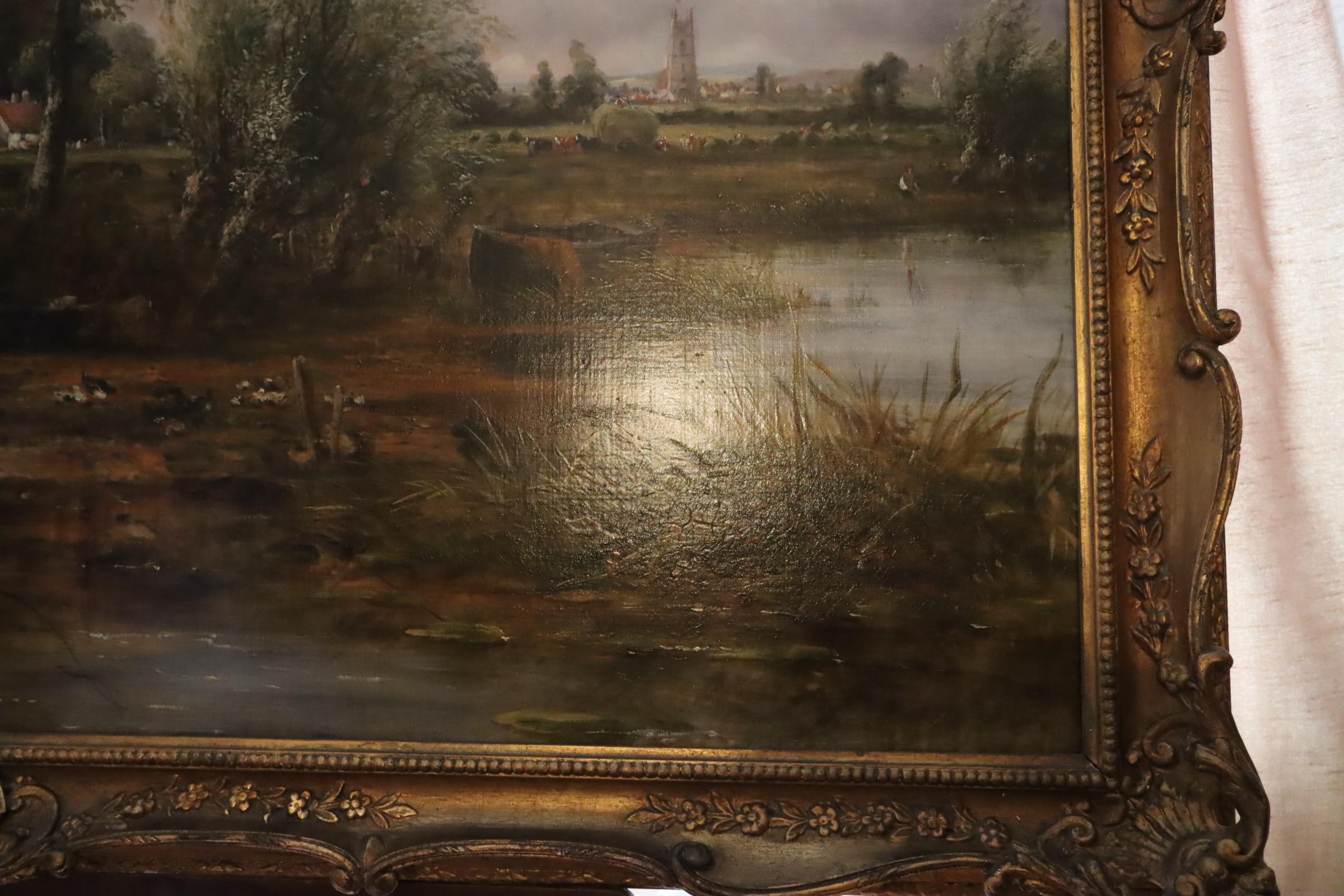 Landscape idylle a Great Contemporary Follower of Constable, 19th century For Sale 1