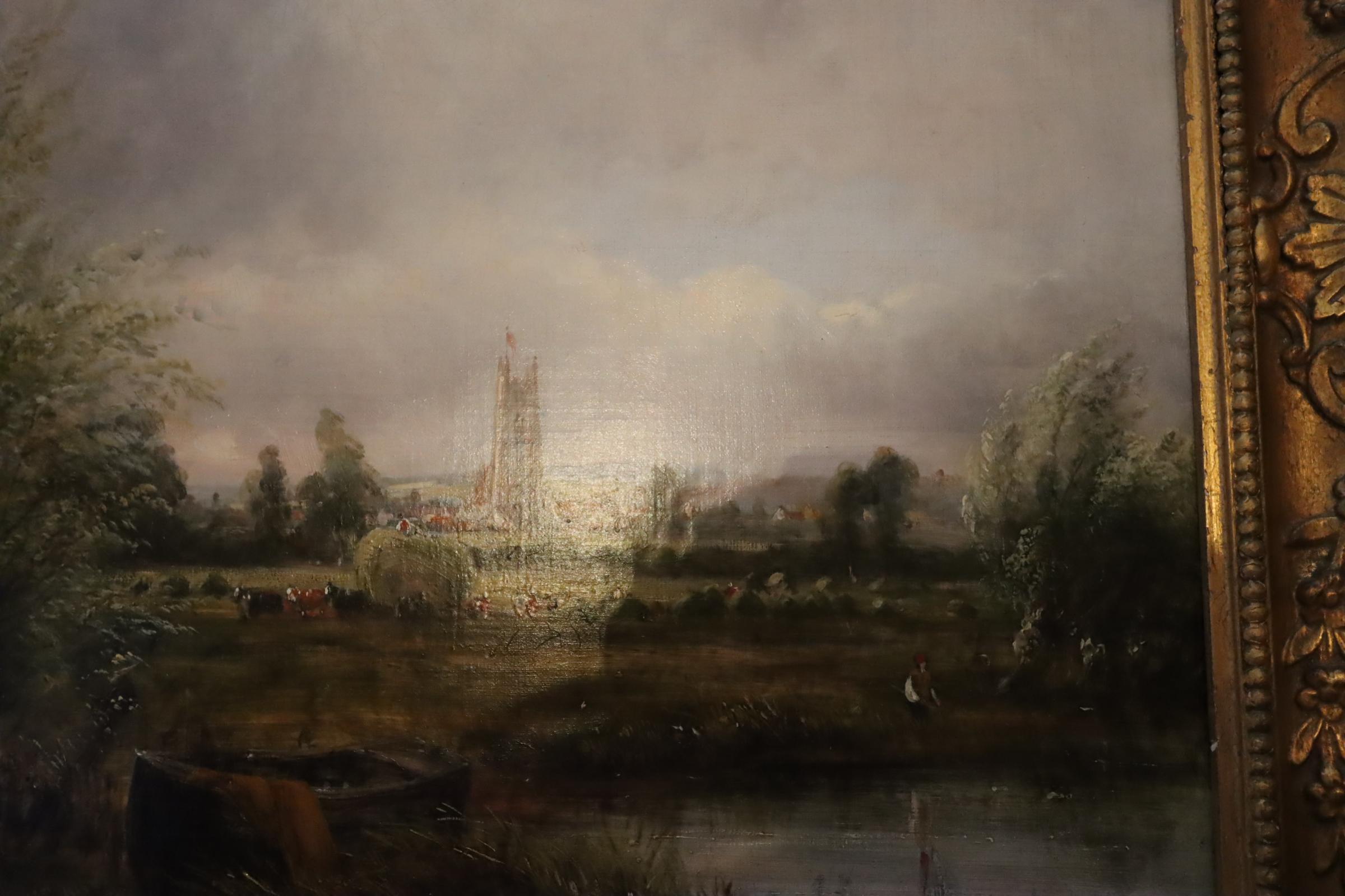Landscape idylle a Great Contemporary Follower of Constable, 19th century For Sale 2