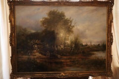 Landscape idylle a Great Contemporary Follower of Constable, 19th century