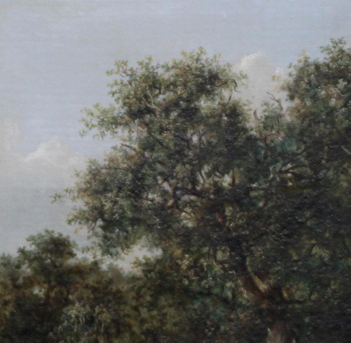The Pulling in the Creel Nets - Art victorien britannique paysage fluvial peinture à l'huile en vente 11