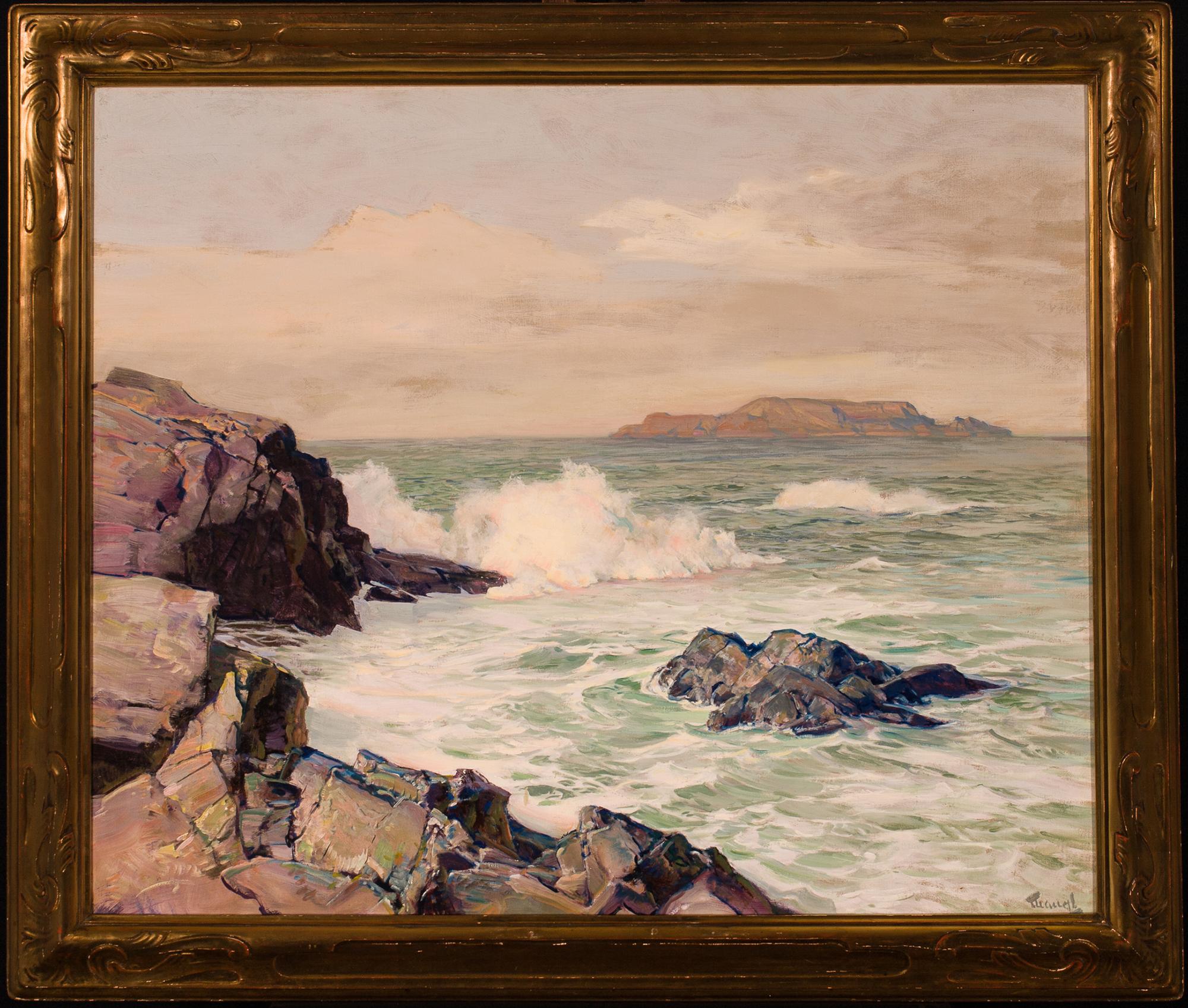 Distant Island - Painting by Frederick Waugh